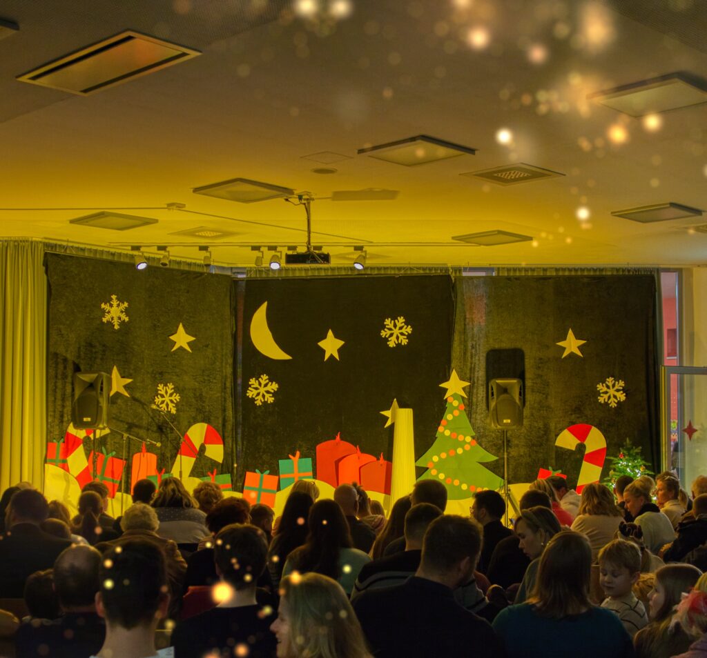 bühne weihnachtskonzert